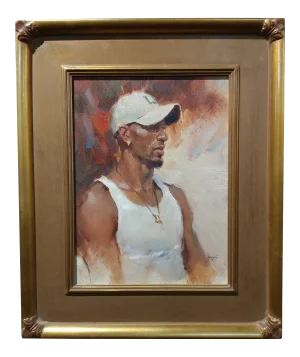 Dan Goozee - Portrait of Michael - Oil Painting