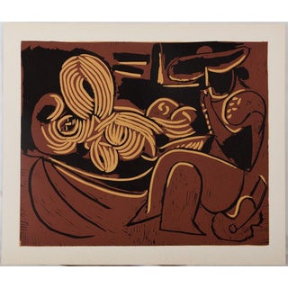 Pablo Picasso, Femme écoutant le musicien, Nude, Etching For Sale