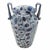 Glass Antique Fratelli Toso Murano Matte Millefiori Murrine Handled Vase 6" For Sale - Image 7 of 15
