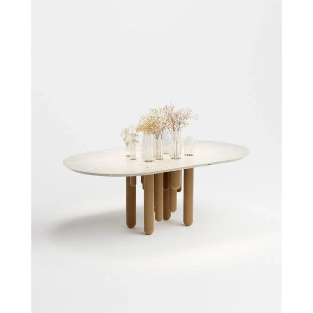 Not Yet Made - Made To Order Oval Velvet Cactus Table by Mickael Koska For Sale - Image 5 of 6