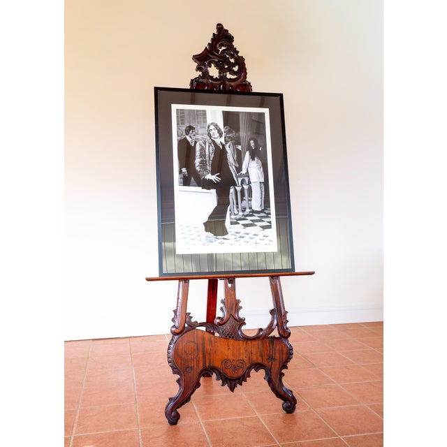 Vintage Easel in Mahogany, 1920s For Sale - Image 13 of 18