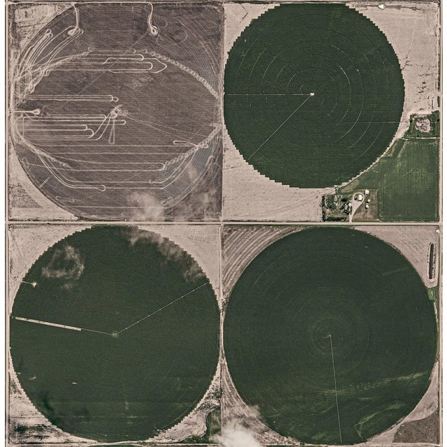 "AV_Central_Irrigation_002" Contemporary Limited Edition Fine Art Photograph Print by Bernhard Lang For Sale