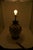Ceramic Late 20th Century Black & Ivory Geometric Chulucanas Pottery Center Eye Modern Vase Lamp For Sale - Image 7 of 7