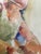 Folk Art The Watercolor Figure “Venduse” Painting by Mafalda Cento For Sale - Image 3 of 6
