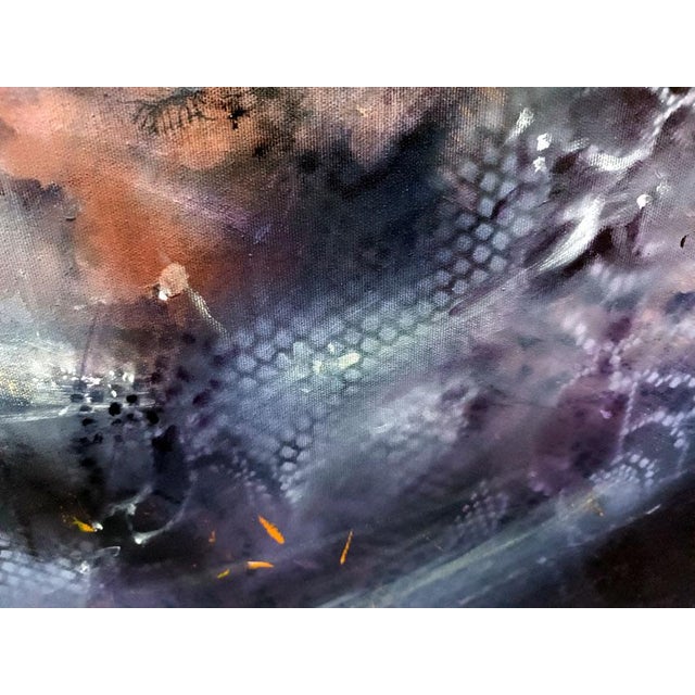 Ovidiu Kloska, the Memory of a Star Before It Was Born, Large Scale Mixed on Canvas For Sale - Image 11 of 13