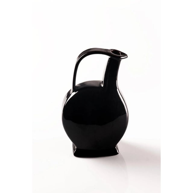 Beautiful sculptural ceramic vase by Deruta, Perugia, Italy, from the 1960s. This piece has an attribution mark, I am sure...