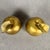 Mid-Century Modern Pair of Mid-Century Oversized Brass Apple Paper Weights For Sale - Image 3 of 7