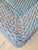 Vintage Century Furniture Custom Painted Light Blue, Tan Rectangular Coastal Regency Wicker Coffee Table With Glass Top For Sale - Image 12 of 13