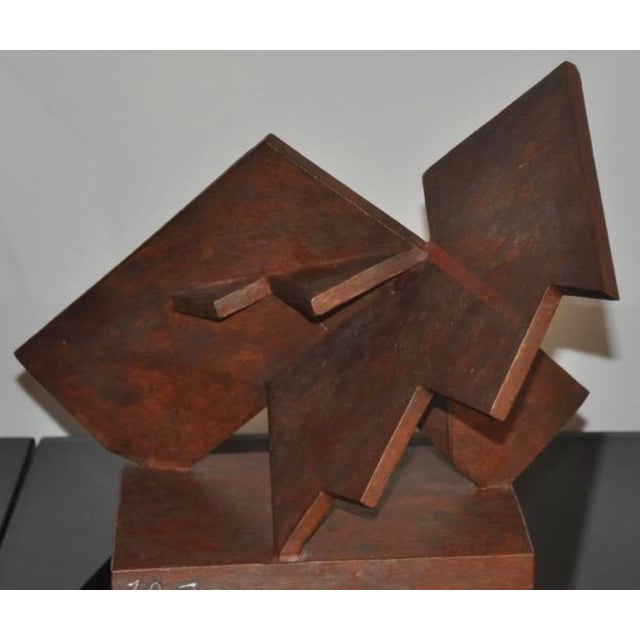 Original and unique work. Made of polychrome steel, measuring 22 x 27 x 22 cm. Signed by the artist. with certificate" A...