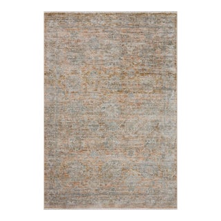 Jean Stoffer x Loloi Katherine Terracotta / Smoke 5'-3" x 7'-9" Area Rug For Sale