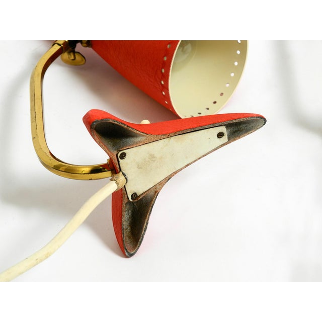 Mid-Century Modern Red Diabolo Crows Foot Table Lamps from Cosack, 1950s, Set of 2 For Sale - Image 12 of 18