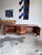 Brown Newly Refinished Mid Century Two Tone Credenza by Lou Hodges For Sale - Image 8 of 8