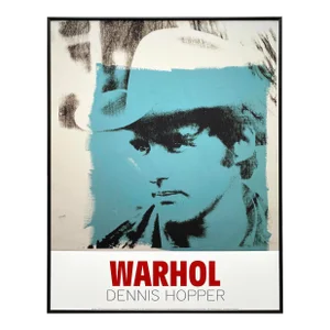 Andy Warhol Foundation Lithograph Print Framed Special Edition Pop Art Poster " Dennis Hopper " 1970