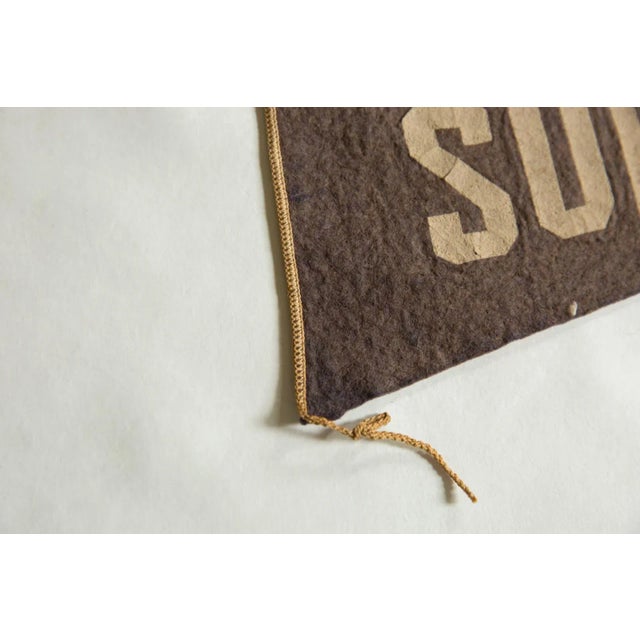 American Antique Superior, Wisconsin Felt Flag Pennant For Sale - Image 3 of 5