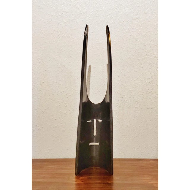 2010s Devil Mask From Freiwald Art Pottery After Gio Ponti and De Poli For Sale - Image 5 of 12