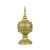 Large Golden Wooden Offering Bowl, 1950s For Sale - Image 13 of 13