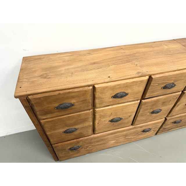 Large Pine Trade Cabinet, 1950 For Sale - Image 13 of 18