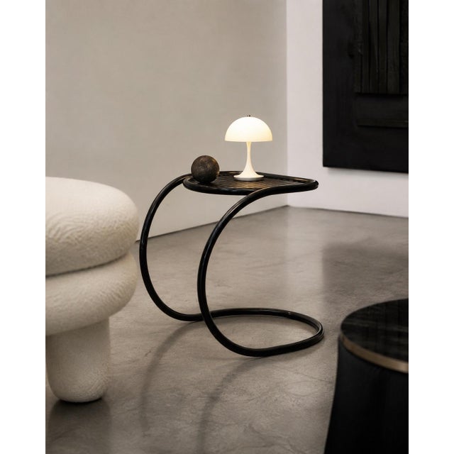 Sculptural stool attributed to danish architects claus bonderup & torsten thorup for rapsel, italy, c. 1972. executed in...