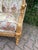 Late 20th Century French Louis XVI Gilded Beech Settee This refined Late 20th Century French Louis XVI–style settee is an...
