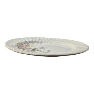 Mid 20th Century Myott Staffordshire Oval Serving Platter in Jamestown Pattern. For Sale