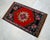 1970s Small Rug, Entry Decor, Bath Mat, Kitchen Accent, Turkish Rug, Door Mat, Lundry Room Decor 1'10" X 3'3" For Sale - Image 4 of 14