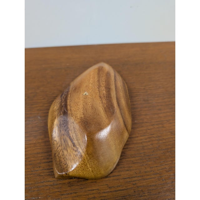Contemporary Hand Carved Root Wooden Bowl For Sale - Image 3 of 7