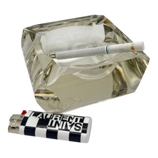Vintage Glass Ashtray For Sale
