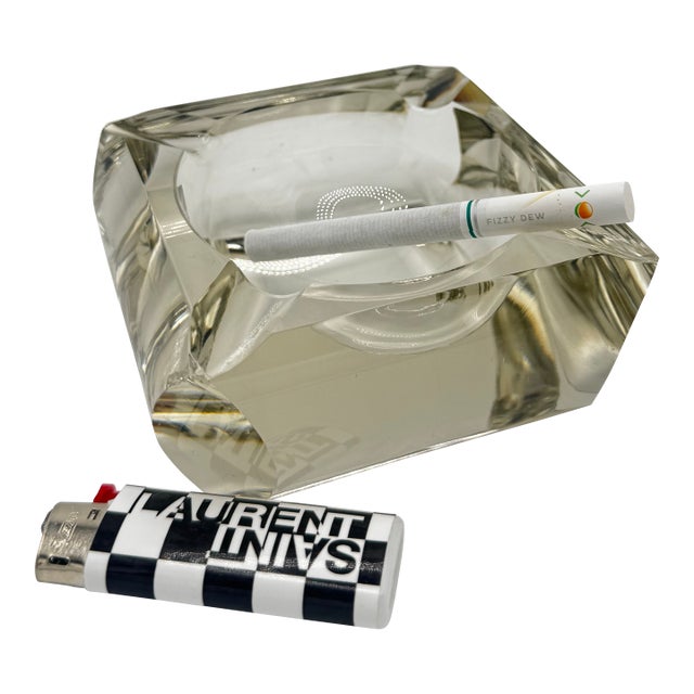 Vintage Glass Ashtray For Sale