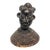 Beninese Bronze & Rope Bust Sculpture For Sale
