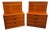 Vintage Cherry Wood Chest of Drawers from Hülsta, 1980, Set of 2 For Sale