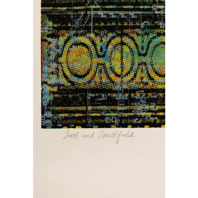Judith Lipnik Perlow Column Series (Large I) 2003 Signed Serigraph on Paper For Sale - Image 4 of 6