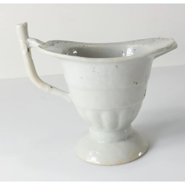 19th Century Chinese Export Porcelain Helmet Creamer Pitcher For Sale - Image 4 of 11