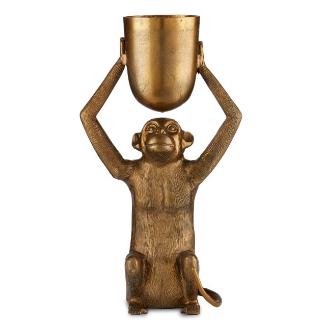 Metal Currey & Company Abu Planter For Sale - Image 7 of 7