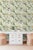 Chirp Society Floral Grasscloth Wallpaper by House Party | Secret Garden Green | 8 Yards For Sale In Charlotte - Image 6 of 9