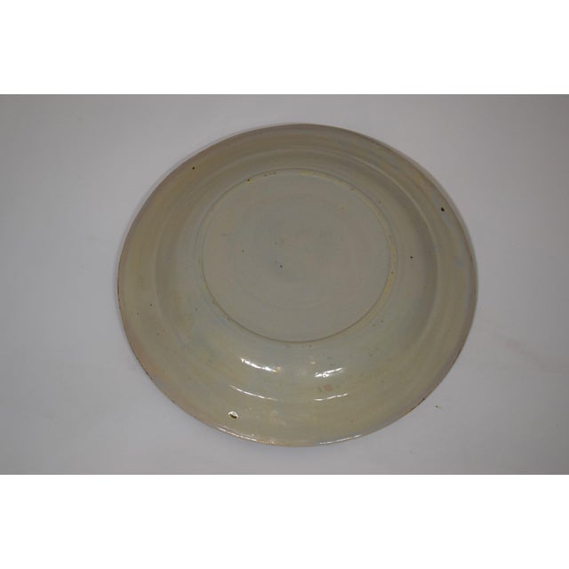 French Country 19th-Century French Faience Round Bowl For Sale - Image 3 of 3
