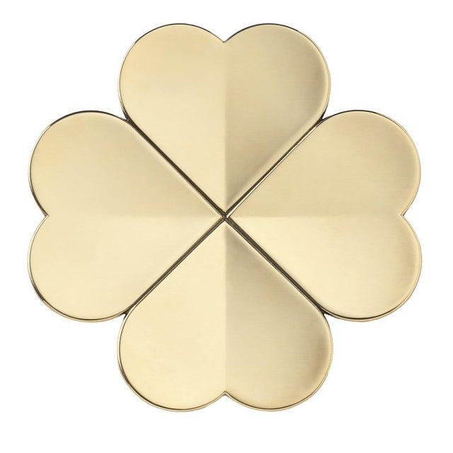 Lucky Gold Burnished Brass Single Coat Hook by Richard Hutten For Sale - Image 4 of 4