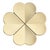 Lucky Gold Burnished Brass Single Coat Hook by Richard Hutten For Sale - Image 4 of 4