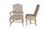 8 Vintage Drexel Heritage #372-960 Dining Chairs, Circa 1991. Features a carved walnut finish in Louis XVI styling with...