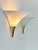 Wall Lights in Opaline Glass and Brass from Limburg, Germany, 1970, Set of 2 For Sale - Image 6 of 8