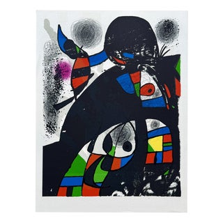 Joan Miro, Abstract Composition, 1975, Original Lithograph For Sale