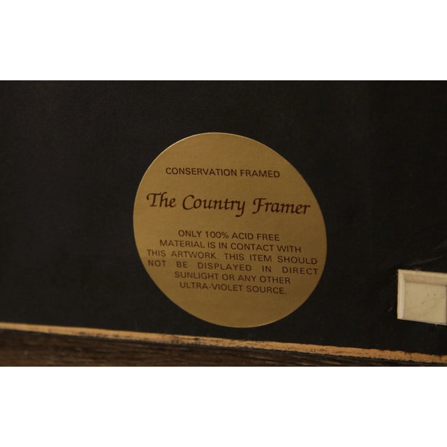 Vintage 'Starry Night' John Chad House Lithograph Print By Nicholas Santoleri For Sale - Image 9 of 13