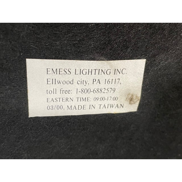 Mid-Century Modern Teak & Nickel Swing Arm Table Lamp With Rattan Shade For Sale In Las Vegas - Image 6 of 12