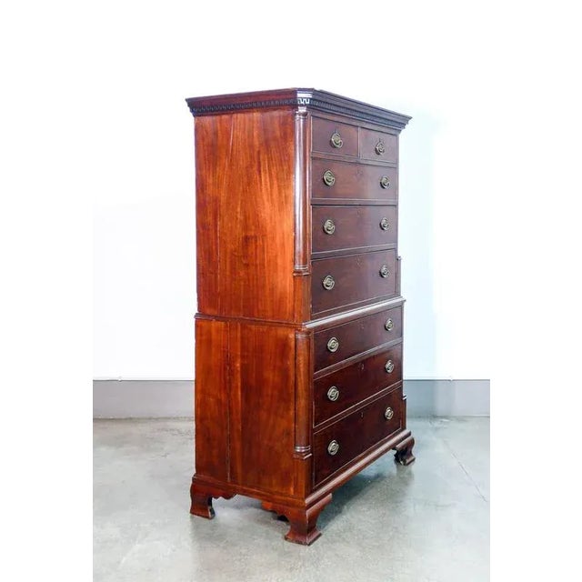Wood Antique Chest of Drawers, 1700s For Sale - Image 7 of 18