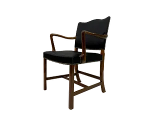 Danish Armchair or Desk Chair by Ole Wanscher for A. J. Iversen, 1940s