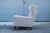 Textile Italian High-Back Armchair, Italy, 1950s For Sale - Image 7 of 16