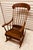 Classic Antique Primitive American Mahagony Spindle Back Rocking Chair For Sale In Dallas - Image 6 of 10