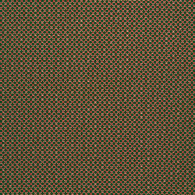 Zoffany Domino Spot Fabric in Huntsman Green - a Sample For Sale