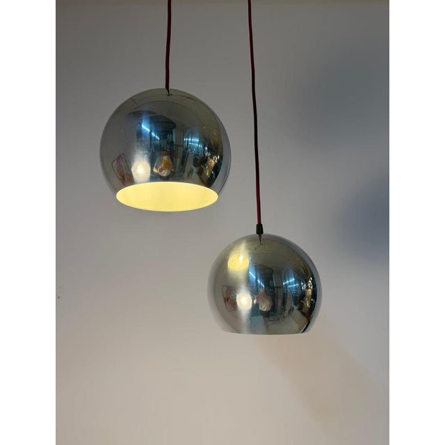 Chrome Topan Globe Lamp from Verner Panton For Sale - Image 6 of 11