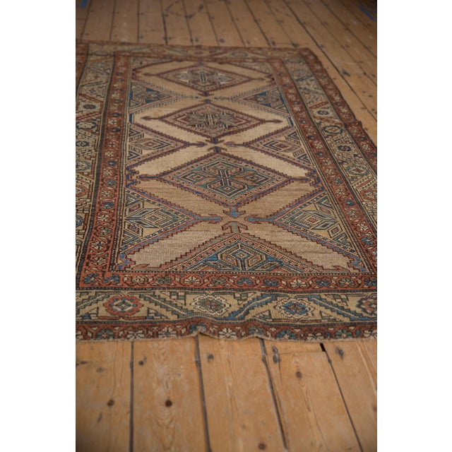 1910s Antique Fine Kurd Rug - 4' x 6'5" For Sale - Image 5 of 10