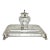 Charles Boyton English Sterling Inkwell on Tray For Sale